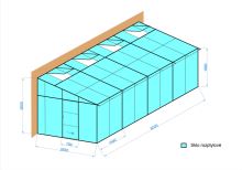 Skleníky ke zdi DELTA