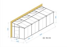 Skleníky ke zdi DELTA