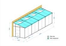 Skleníky ke zdi DELTA